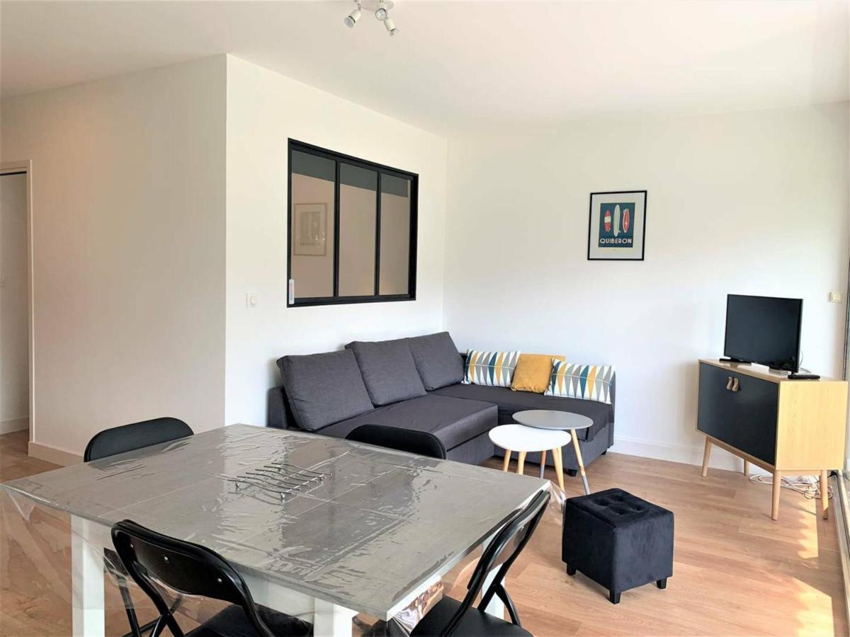 Quiberon, Appart 2 Pieces Renove, A 2 Pas De La Plage, Loggia Sud, Garage, Classe 2*, Pour 3 Pers. - Fr-1-478-182 Eksteriør bilde