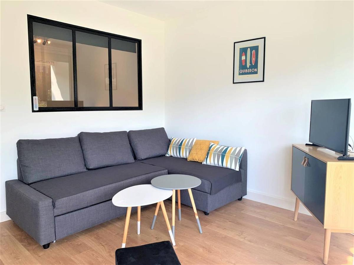 Quiberon, Appart 2 Pieces Renove, A 2 Pas De La Plage, Loggia Sud, Garage, Classe 2*, Pour 3 Pers. - Fr-1-478-182 Eksteriør bilde