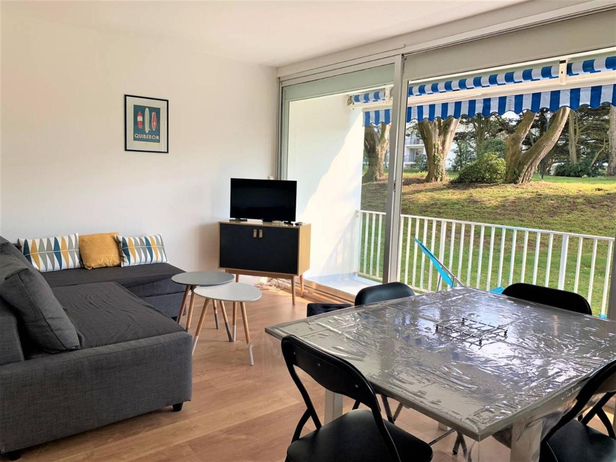Quiberon, Appart 2 Pieces Renove, A 2 Pas De La Plage, Loggia Sud, Garage, Classe 2*, Pour 3 Pers. - Fr-1-478-182 Eksteriør bilde
