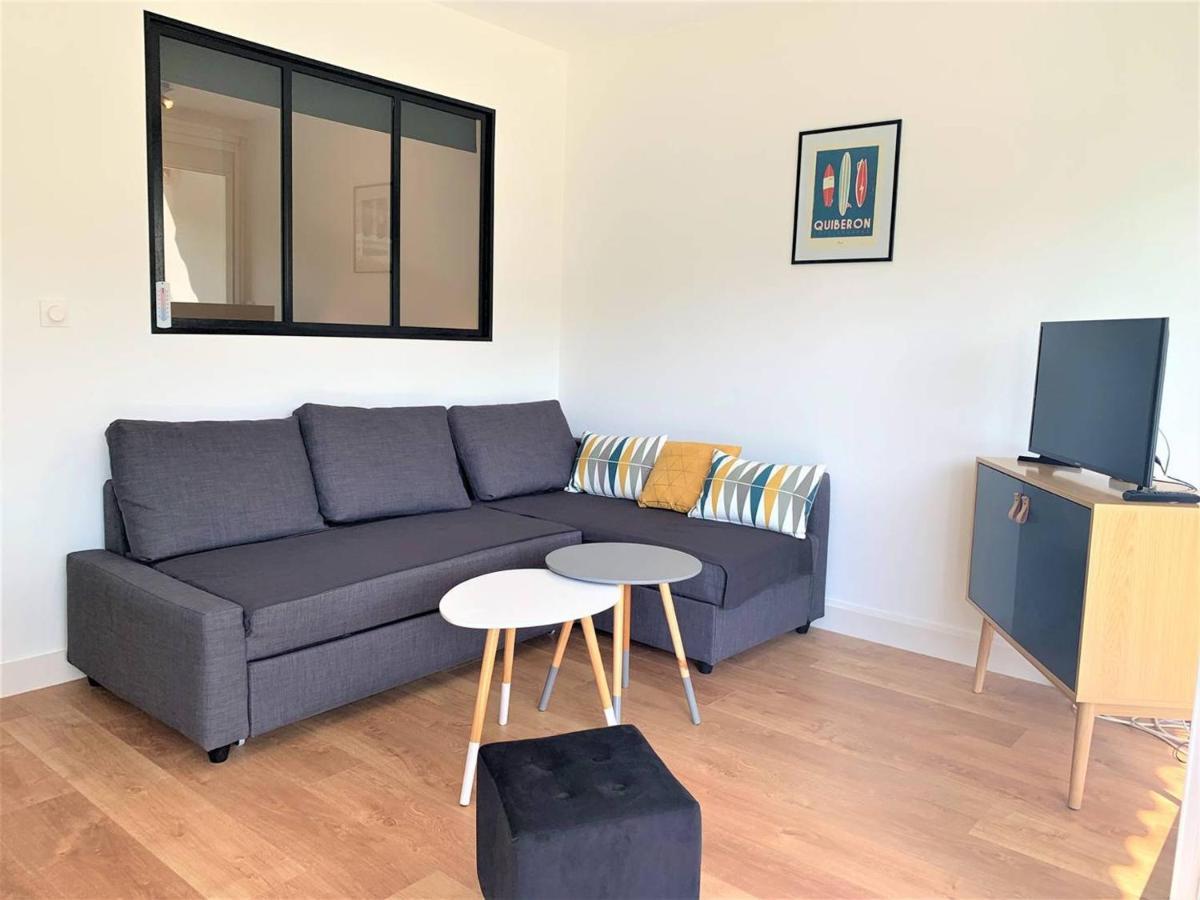 Quiberon, Appart 2 Pieces Renove, A 2 Pas De La Plage, Loggia Sud, Garage, Classe 2*, Pour 3 Pers. - Fr-1-478-182 Eksteriør bilde